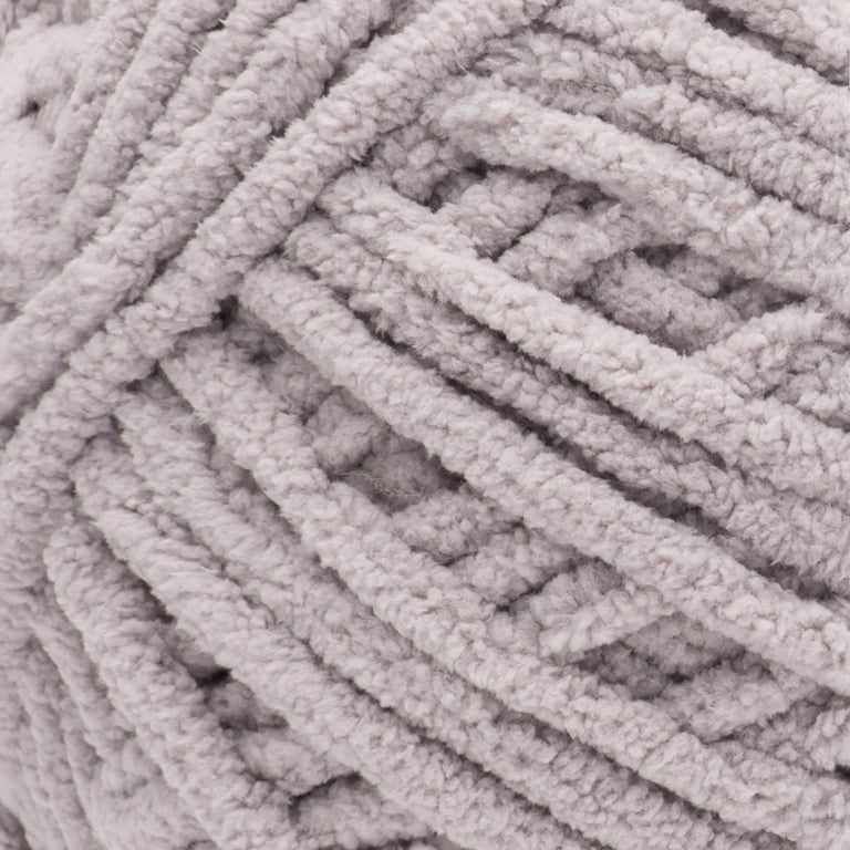 Bernat® Blanket™ #6 Super Bulky Polyester Yarn, Overcast 10.5oz/300g, 220  Yards (4 Pack)