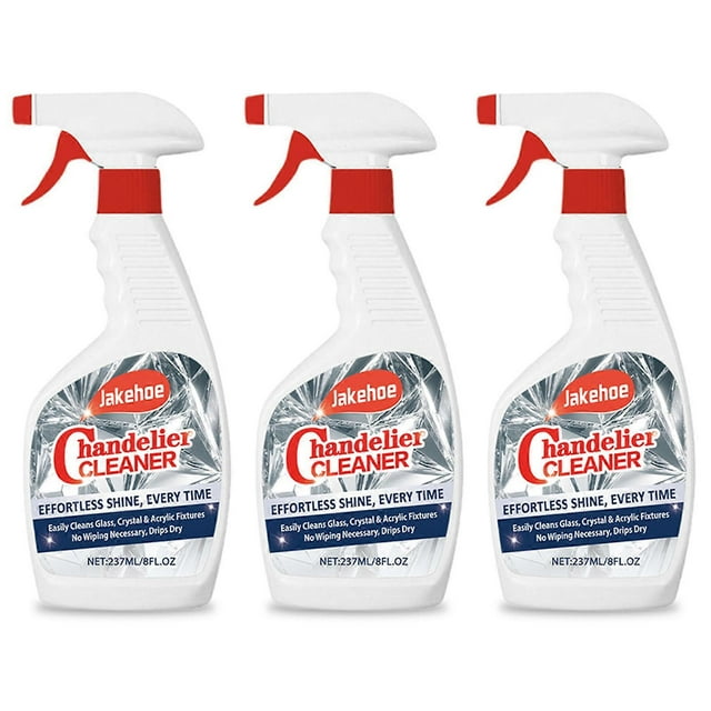 Crystals Cleaner for Delicate Glass No Wipe Crystals Chandelier Light Fitting Cleaner Spray for Chandeliers