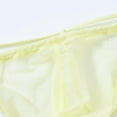 thumbnail image 3 of TANBOM Men's Breathable Mesh Low Rise Contoured Pouch Thong Underwear, Yellow, 1-Pack, 3XL, 3 of 6