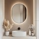 thumbnail image 2 of Estante Esquinero Para Baño Organizador Almacenamiento De Baño 2 Niveles Mueble Para Baño Metalico Blanco Mate con Madera Acacia, 2 of 11