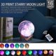 thumbnail image 2 of Luz de luna 3d, luz nocturna a la luz de la luna, 16 colores 4 automáticos, 2 of 5