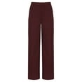 thumbnail image 2 of Doomiva Boy's Elastic Waistband School Uniform Dress Pants Work Wear Relaxed Fit Pants Burgundy 4, 2 of 2