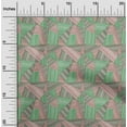 thumbnail image 2 of oneOone Silk Tabby Green Fabric Tribal Sewing Craft Projects Fabric Prints By Yard 42 Inch Wide, 2 of 4