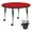 Red, variant on Flash Furniture Mobile 48'' Round Red HP Laminate Activity Table - Height Adjustable Short Legs
