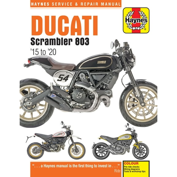 Ducati Scrambler 803 (15-20) Haynes Repair Manual ^