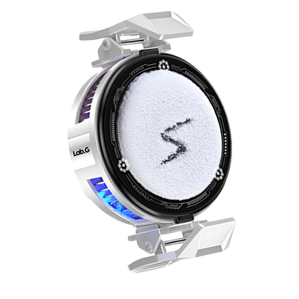 Ventilador Para Celular  Lab.G Con Led Enfriador De Celular Usb Blanco