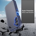 thumbnail image 3 of Misty for Samsung Galaxy A17/18 5G Case Military Grade Heavy Duty Protection 3 in 1 Shockproof Durable Detachable Samsung Galaxy A17/18 5G Phone - Dark Blue+Blue, 3 of 5