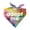 Rainbow Tie Dye Scrunch, variant on Adopt Me Heart Paw Scrunch Tie Dye Pattern Triangle Dog Bandana