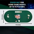 thumbnail image 3 of Feltectors Board Game Mat, Table Cover for Mahjong, Poker, Playing Cards, Tile Games, Dominoes 72 x 30 inch, 3 of 9