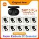 thumbnail image 2 of 3/6/10 piezas Xiaomi Global Redmi Earbuds 2C Essential Auriculares inalámbricos verdaderos Auriculares Bluetooth con micrófono para correr y hacer deporte, 2 of 5