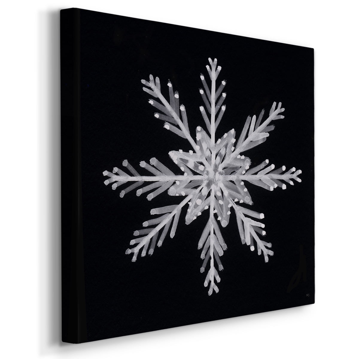 Snowflake II- Gallery Wrapped Canvas