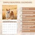thumbnail image 3 of Calendario de pared ROZZBY 2026 para perros de enero a diciembre, 12 x 24 cm, 3 of 7