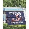 thumbnail image 4 of 4th of July RV Awning Sun Shade Screen 9'X15.3' 250th Celebrating Freedom Mesh Sunscreen Patriotic Star Fireworks Awning Shade Screen with Zipper UV Blocker Completed Kits for RV Motorhome Camper, 4 of 7