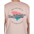 thumbnail image 3 of Unisex South Carolina State Graphic Tee, Triblend T-Shirt from Home Free, Sizes S-2XL, 3 of 5