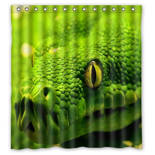GreenDecor Trimeresurus Stejnegeri Snake Animal Waterproof Shower