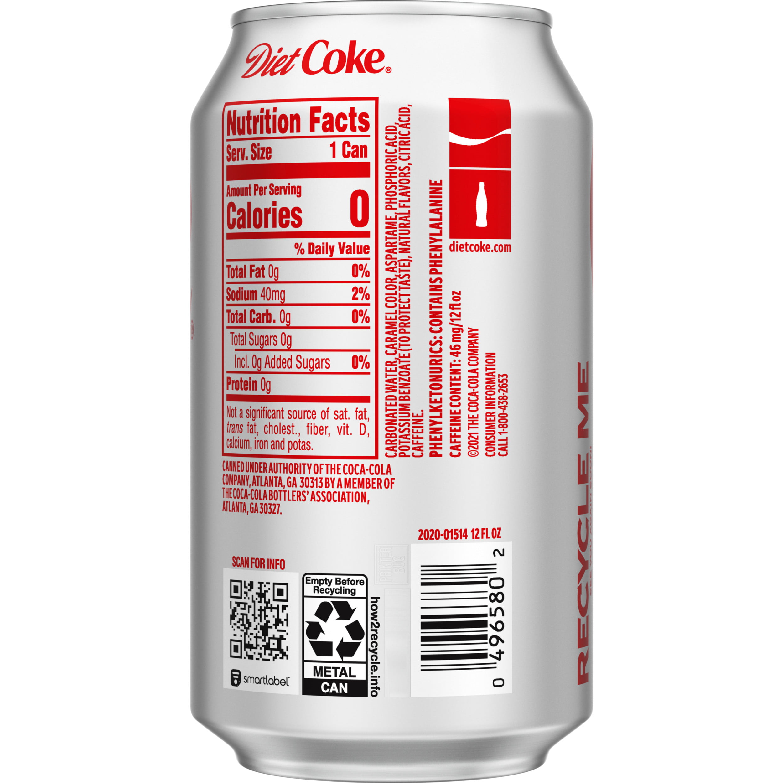 diet coke nutrition