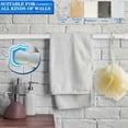 thumbnail image 6 of Curtain Rod Adjustable 16-28 Inches,2 Pack Spring Tension Curtain Rods,Small Short Expandable Spring Loaded Tension Rods For Window, Cupboard Bars, Bathroom, Cupboard,Kitchen,White, 6 of 8