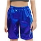 thumbnail image 1 of Odeerbi 3-16 Años Niños Niñas Pantalones Cortos Metálicos Brillantes Para Baile Etapa Rendimiento Conjuntos Bermudas Brillantes Pantalones Cortos de Pierna Recta, 1 of 5