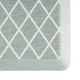 thumbnail image 2 of Martha Stewart Miles Modern Diamond Anti-Fatigue Air-Infused Kitchen Mat, Mint Green, 19.6"x39", 2 of 9