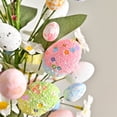 thumbnail image 6 of Easter Egg Tree, Hanging Easter Eggs for Tree, Wooden Easter Eggs decor, Easter Egg Ornaments for Tree, Flower decorations, Spring Flowers Artificial for decoration, 16 in Base,, 6 of 6