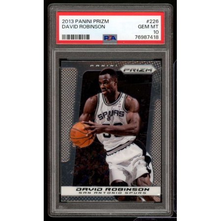 David Robinson Card 2013-14 Panini Prizm #226 PSA 10