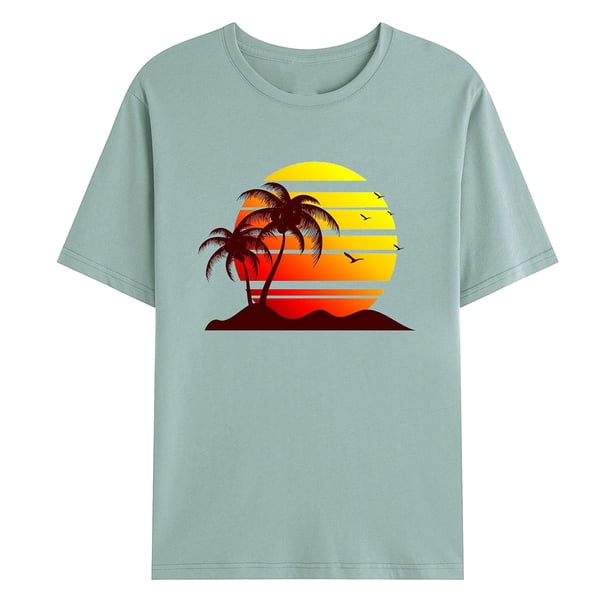 Hombres Casual Moda Cuello Redondo Jersey Estampado Camiseta Manga Corta Tops Pompotops oipoqjl33252