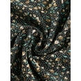 thumbnail image 7 of Allegra K Women's Floral Print V Neck Lantern Sleeve Casual Blouse, 7 of 7