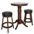 thumbnail image 1 of Hathaway Oxford 3 Piece Hardwood Pub Table Set - Walnut Finish, 1 of 3