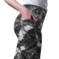 thumbnail image 4 of Women's MSX by Michael Strahan Black Miami Dolphins Aubrey Tie-Dye Leggings, 4 of 4
