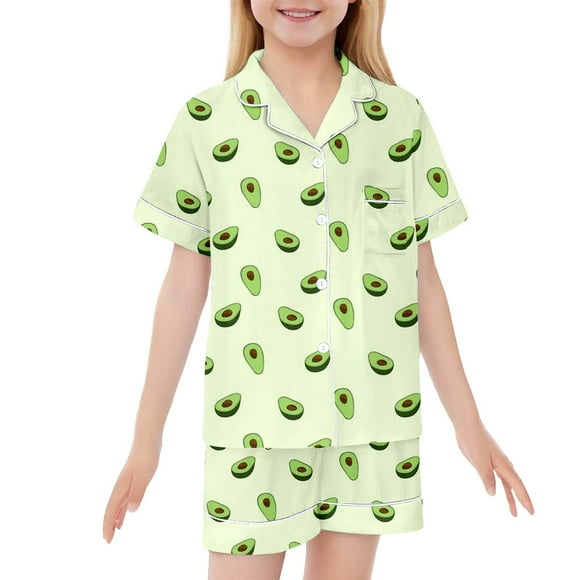 2 Piece Sets Pajamas For Kids Children Graphic Print Short Sleeve Button Shirt Shorts Pajama Set Newly Born Woman 6 Month Girl Clothes Its A Small World Blanket 3 Piece Little Character Set Sweatpants