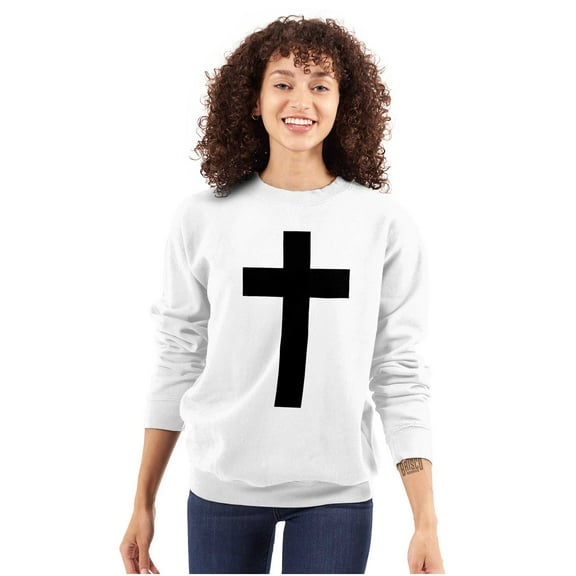 Holy Jesus Christ Christian Sweatshirt for Men or Women Brisco Brands S