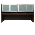 thumbnail image 2 of Boss Office Products Mahogany 71 inch Hutch with Aluminum and Glass Doors, 2 of 2