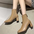 thumbnail image 6 of POROPL Womens Ankle Boots Non Slip Zip Up Shoes,Boots for Saving Size 8, 6 of 9