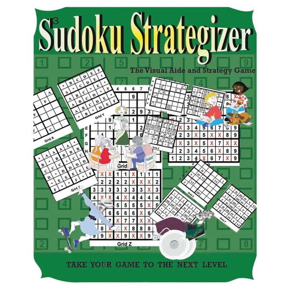 Sudoku Strategizer: The Visual Aide and Strategy Book, (Paperback)
