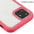 thumbnail image 2 of Apple iPhone 11 Phone Case Hybrid Cover [Rigid Panel] [TPU Cushion] Enhanced Hand-Grip TPU Cushion Frame + Transparent Clear Shock-Absorbing Armor Rubber Bumper Red Rose Cover for Apple iPhone 11, 2 of 2