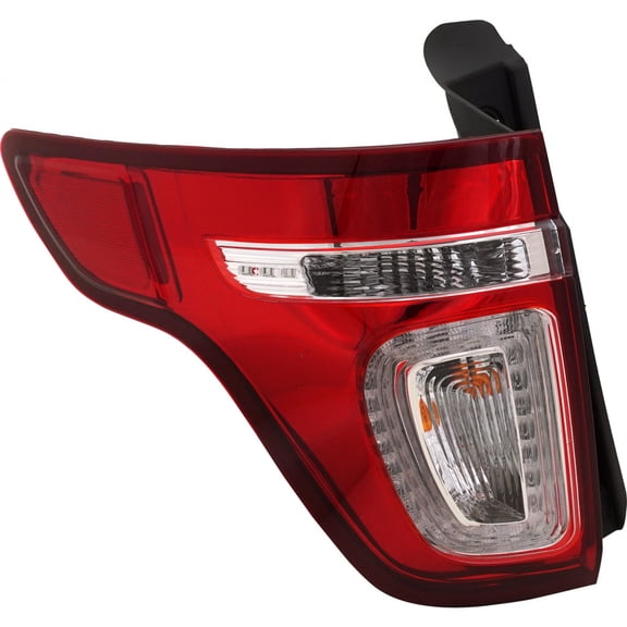 For Ford Explorer 2011 12 13 14 2015 Tail Light Assembly Driver Side | LED | Red Lens | CAPA | Replacement For FO2800226, FO2800226C | BB5Z13405C