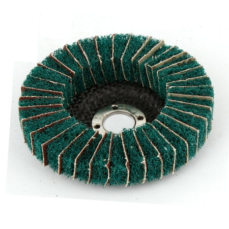 Nylon Replacement Wheels - Unique Bargains Replacement Nylon Flap Polishing Wheel Green 100mm x 55mm