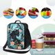 thumbnail image 4 of Balery Black Panther Floral Illustration Caja de Almuerzo y Bolsa de Almuerzo para Hombres y Mujeres, Bolsa de Almuerzo Reutilizable con Gran Capacidad, Bolsa de Almuerzo Aislada, 4 of 7
