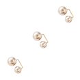 thumbnail image 4 of QualitChoice Broche de Robe Style Simple Accessoire de Mode pour Femme Vêtements Féminins Ornement Bijou Cadeau Perle Chandail Cardigan Clip Type 1 3ensemble, 4 of 6
