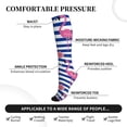 thumbnail image 2 of Pofeuu Flamingo Print Compression Socks for Women & Men Circulation - Best Support for Nurses,Running,Athletic,Sports, 2 of 7
