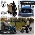 thumbnail image 4 of 330 lbs Weight Capacity, 19 Miles Battery Range, Electric Wheelchairs for Adults, US Based Premium Customer Support, Remote Controlled Lightweight Wheel Chair for Seniors, IQ-8000 by Majestic, 4 of 8