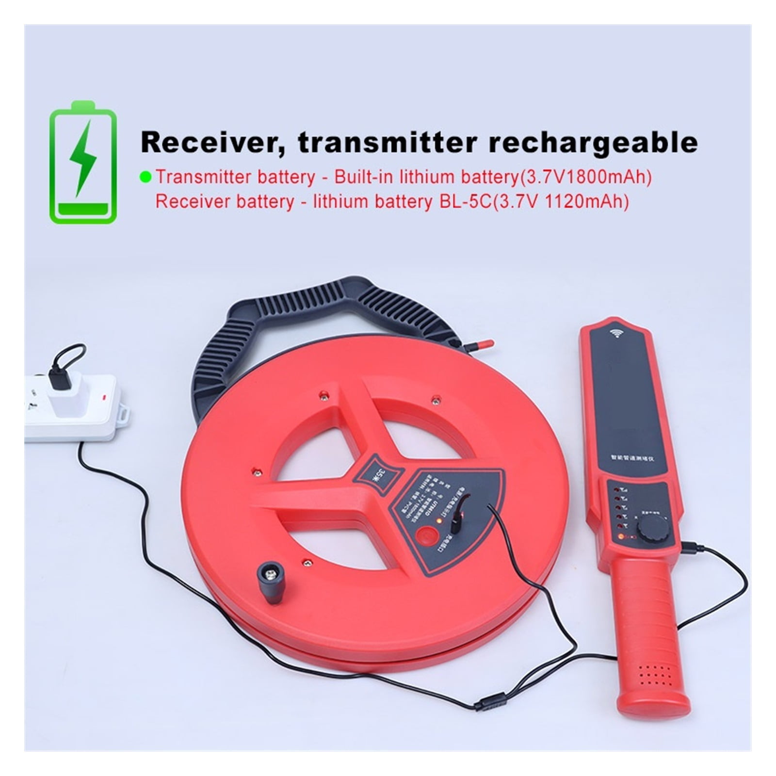UT661A UT661B Wall PVC Iron Pipe Blockage Detector Diagnostic-tool Scanner Pipeline Blocking Clogging Plumbers Instrument ,Easy to Use