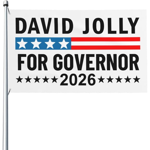 David Jolly For Governor 2026 Yard Flag 3x5 Banner Outdoor Tapestry Sign With 2 Grommets