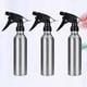 thumbnail image 4 of BRIGHTFUFU 3 uds 250ml botella pulverizadora vacía multiusos de aleación de aluminio flores plantas rociador de agua botella recargable herramientas para hornear para (plata), 4 of 7
