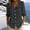 Black women's polka dot blouse a1, variant on Women's Polka Dot Button Down Blouse 3/4 Sleeve Collared Casual Tops Spring Fall Summer Trendy Basic Work Office Shirts, White 2XL