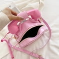thumbnail image 2 of Bolso De Hombro Bolso bandolera creativo Bolso de cuero de PU Bolso de teléfono de niña dulce de diseñador novedoso, 2 of 9