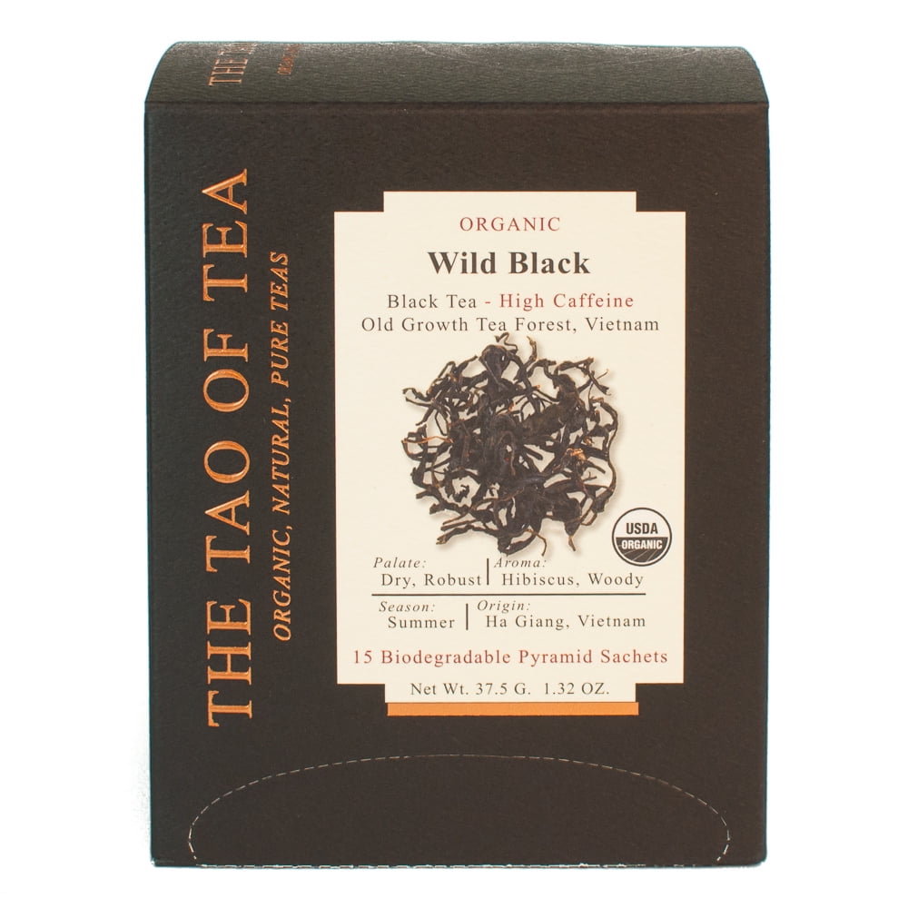 The Tao of Tea Organic Wild Black Tea Bags, 15 Ct