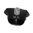 thumbnail image 2 of Sombrero De Oficial De Policía Para Adultos, Accesorio Para Disfraz De Vacaciones, Gorra De Mujer Policía, 2 of 8