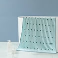 thumbnail image 6 of RKSTN Couple Bath Towels Soft Absorbent 28x55in Heart Love Beach Towel Cyan, 6 of 6