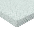 thumbnail image 4 of Ambesonne Floral Fitted Sheet, Traditional Damask Meadow, Queen Size, Pale Mint Green, 4 of 5